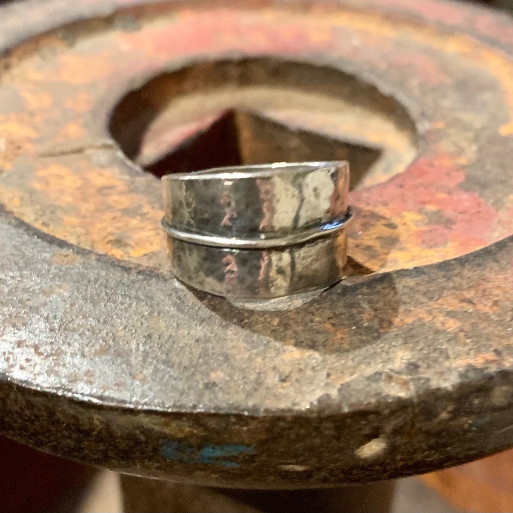 Premier Designs Hammered Sterling Silver Band